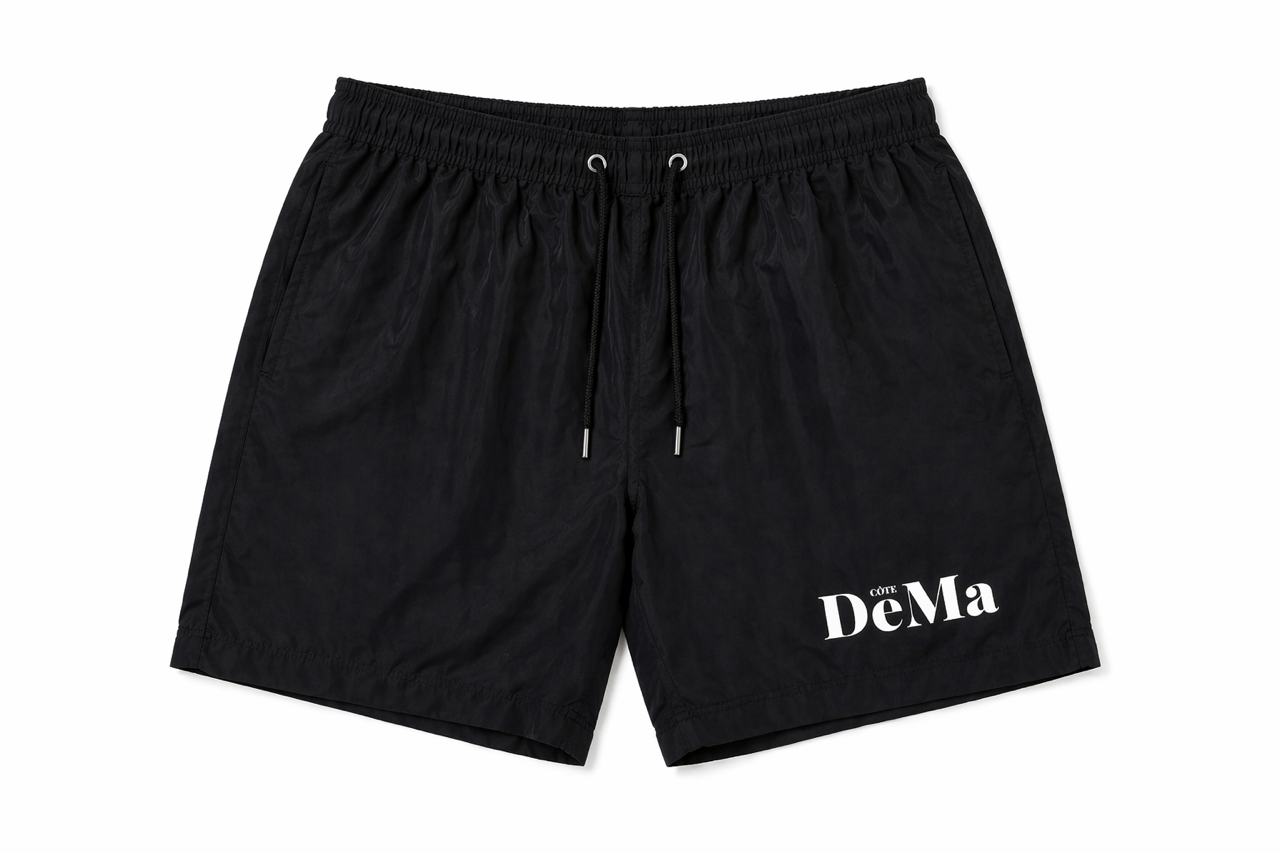 Plage Noir Swim Shorts